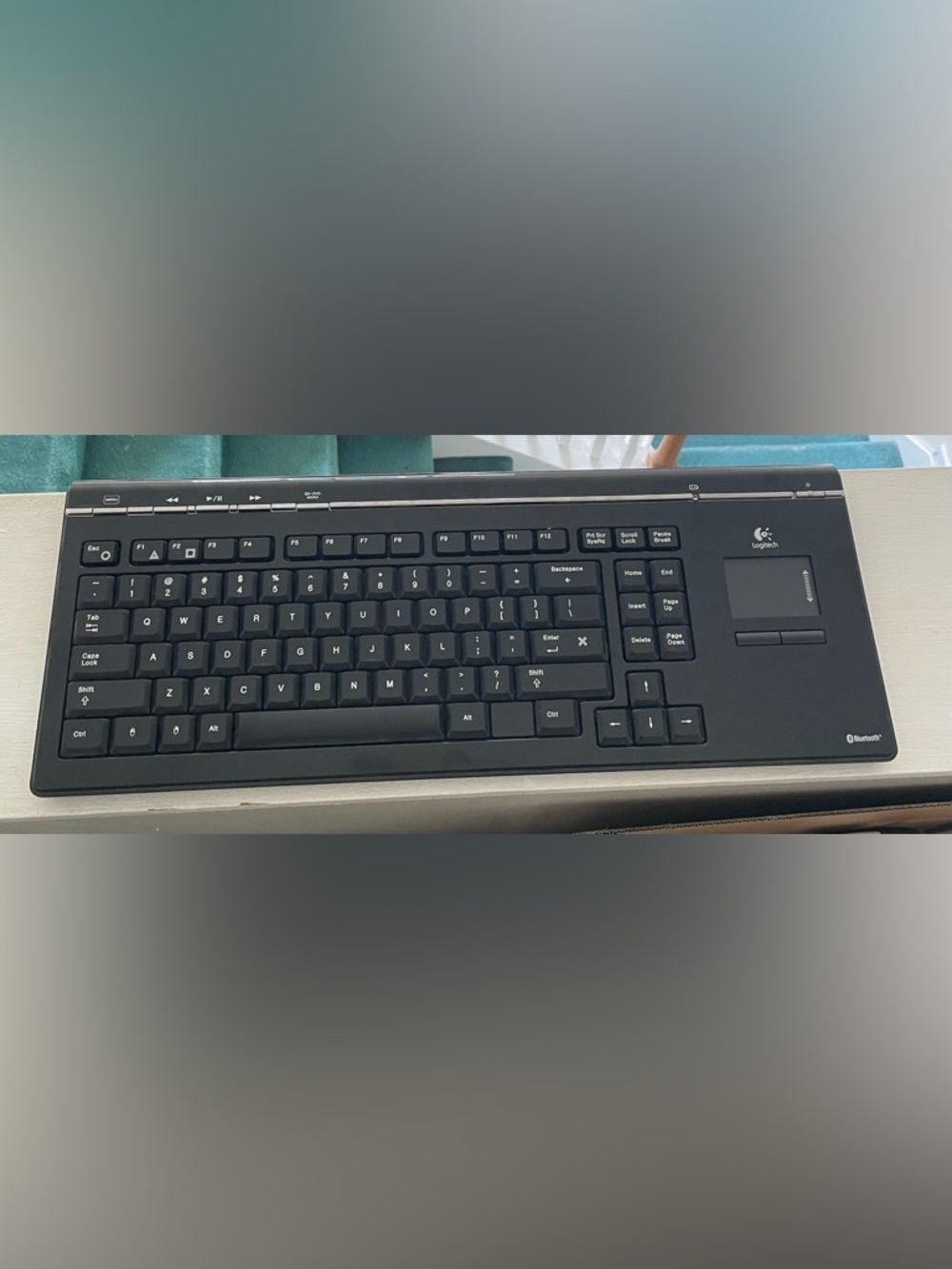 Logitech Cordless MediaBoard Pro For PS3 Playstation 3 Bluetooth Keyboard
